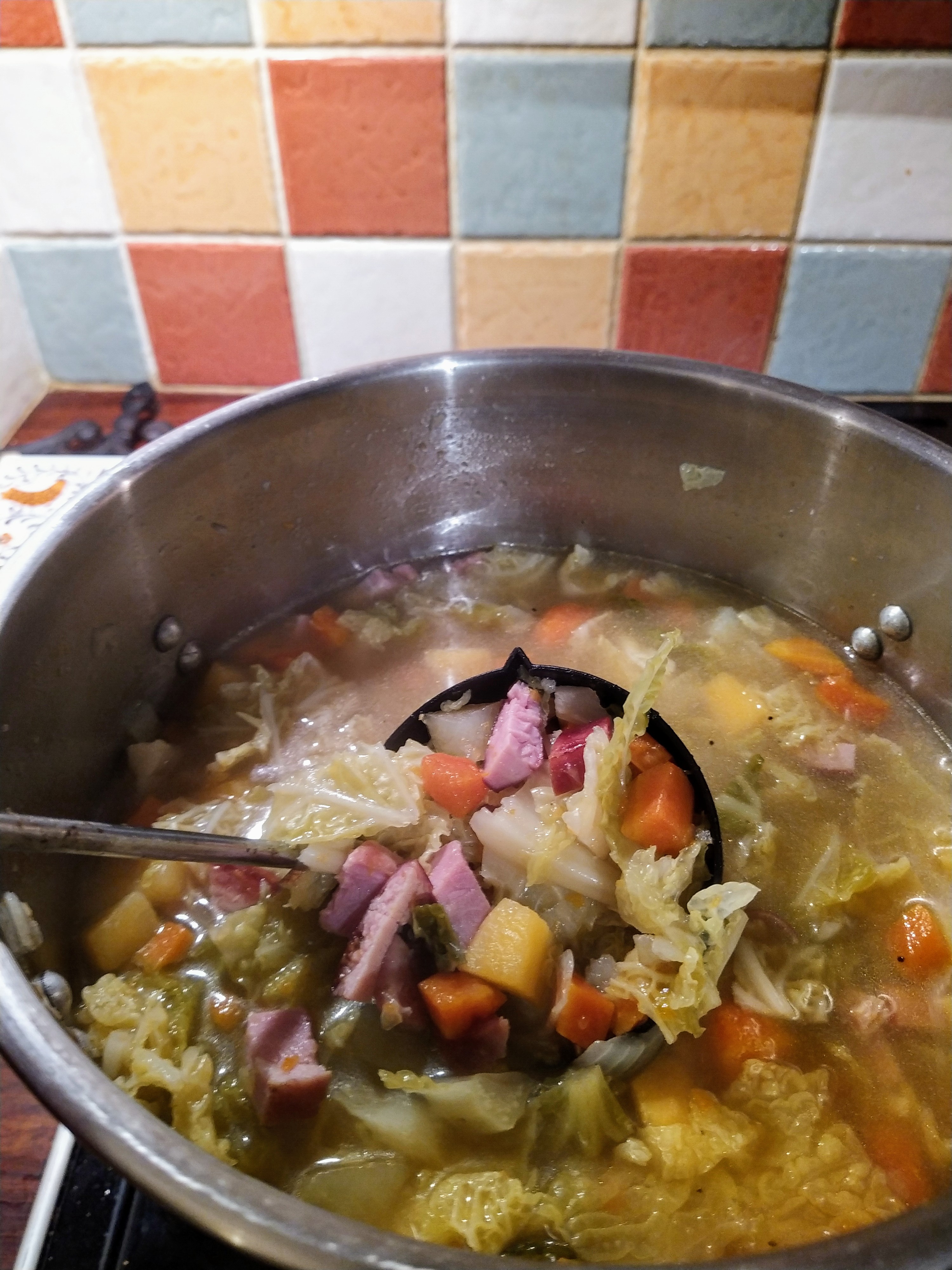 Savoy Cabbage & Potato Soup Christmas Farm